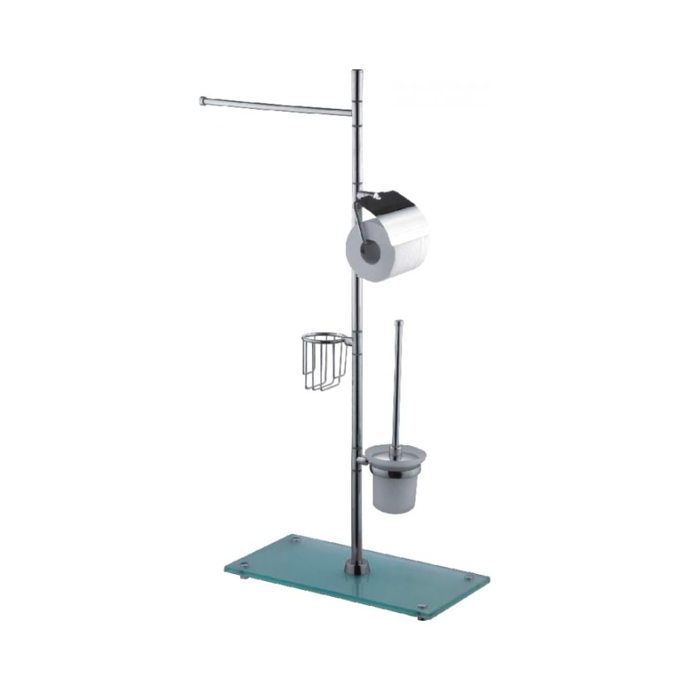 Изображение товара Многофункциональная стойка Ledeme L832 хром напольная с держателем полотенца