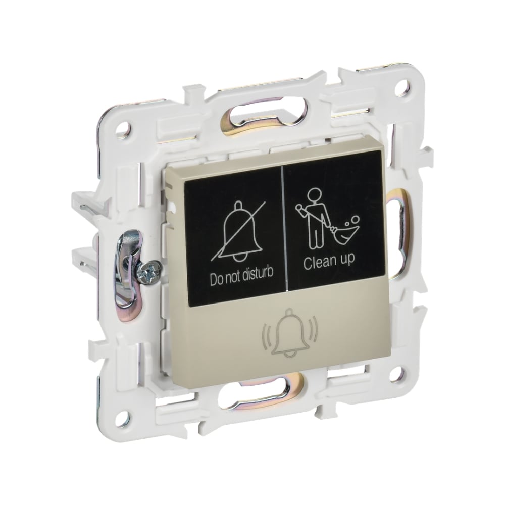 Изображение товара Кнопка звонка с индикацией IEK SKANDY для отелей 10А SK-V17B бежевый