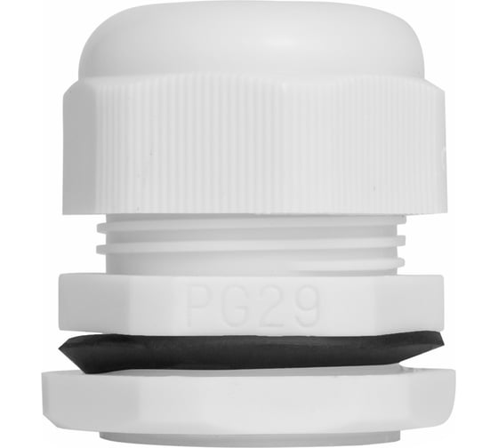 Изображение товара Кабельный ввод пластиковый Vell PG-29 (18-25 мм), 5 шт 1379595