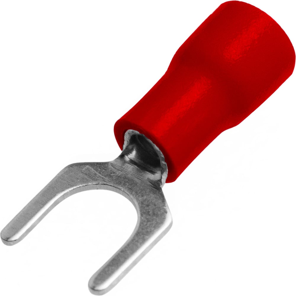 Изображение товара Наконечник кабельный вилочный Vell изолированный НВИ 1,5-5, 100 шт