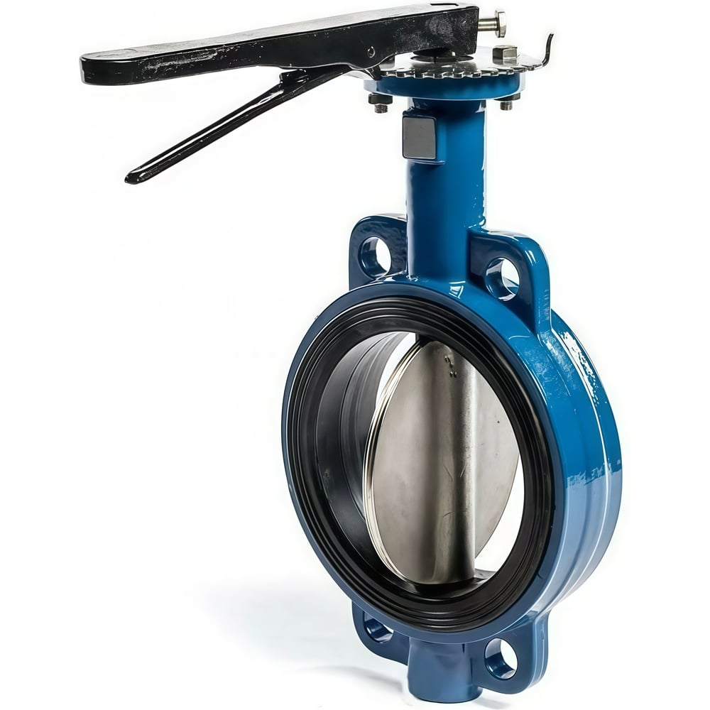 Изображение товара Дисковый поворотный затвор ХК Ду 50 Ру16 из нержавеющей стали межфланцевый