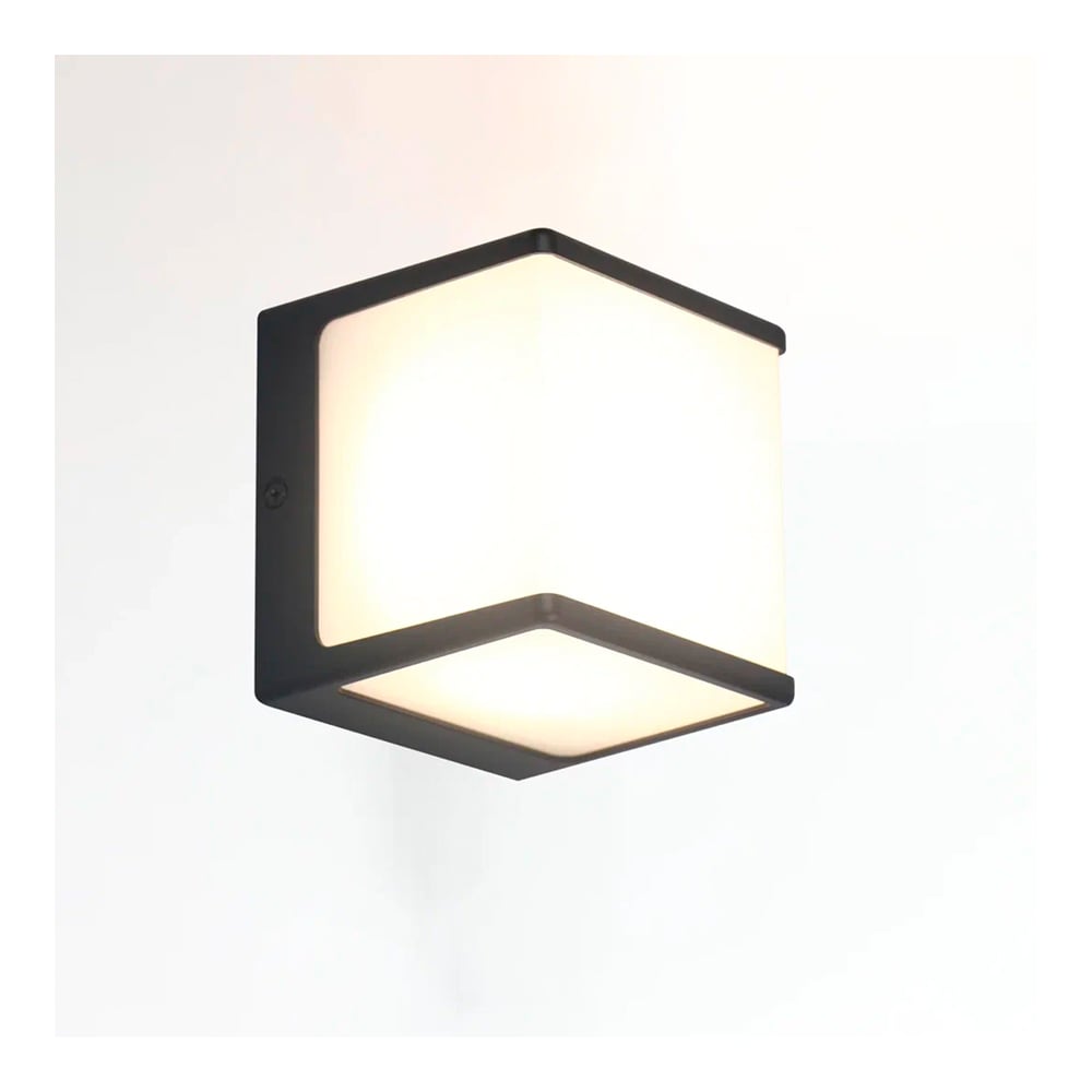 Изображение товара Фасадный светильник General Lighting Systems Куб GWL-GX53-M-IP65 черный для архитектурного освещени