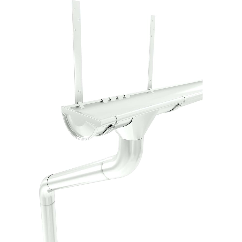 Изображение товара Комплект водостока Grand Line GL PE 125/90 RAL9003 6 м белый