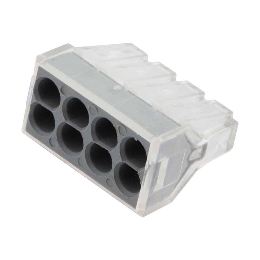Изображение товара Клемма General Lighting Systems GTER6-08-75-BL5 СМК 773-208 8-пров., 0.75-2.5 мм в блистере 5шт