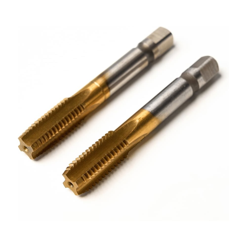 Изображение товара Метчик машинно-ручной Advancetool М14х2,00 с TiN покрытием 2 шт