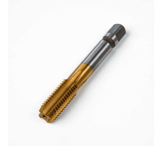 Изображение товара Метчик машинно-ручной Advancetool М11х1,50 HSS6542 (Р6М5), c TiN покрытием, 6h, ГОСТ 3266-81 ADT-М1115ГТ