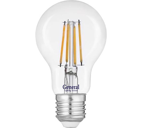 Изображение товара Светодиодная лампа General Lighting Systems цоколь Е27, мощность 10 Вт, световой поток 630 Лм, напряжение 200-260, 4 шт 662237
