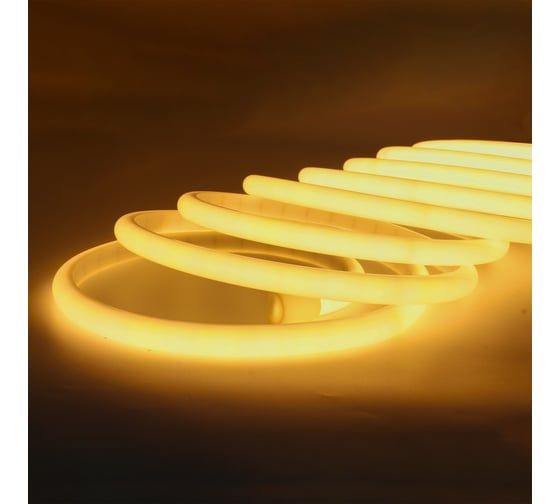 Изображение товара Светодиодная лента термостойкая для сауны и бани General Lighting Systems GLS-2835-180-14.4-12-IP68-NTS-Y, 14,4Вт/м, 1200Лм/м 502167