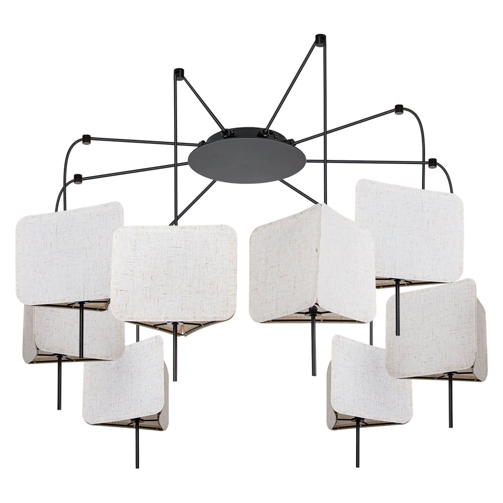 Изображение товара Подвесной светильник ARTE LAMP A7084SP-8BK для скандинавского интерьера