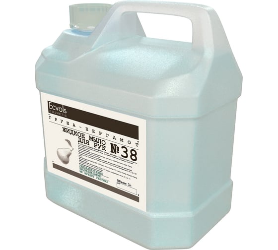 Изображение товара Жидкое увлажняющее мыло для рук Ecvols 37 с эфирным маслом миндаля, 3 л 00.37so3000