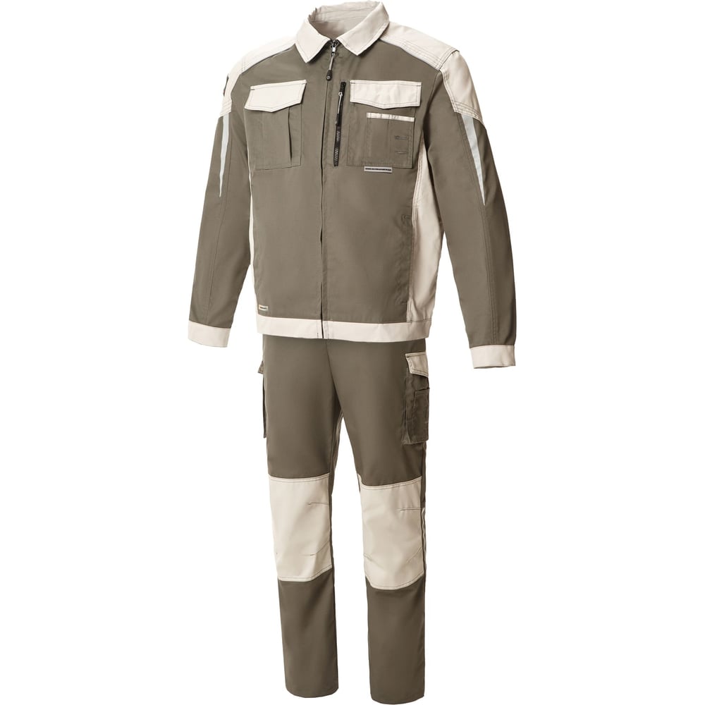 Изображение товара Костюм рабочий СОЮЗСПЕЦОДЕЖДА STATUS NEW мужской серый хаки/серый песок 60-62