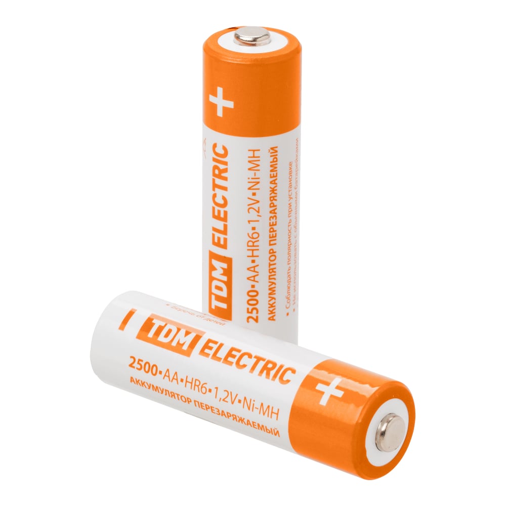 Изображение товара Аккумулятор TDM ELECTRIC AA-2500 mAh Ni-MH BP-2 SQ1702-0071