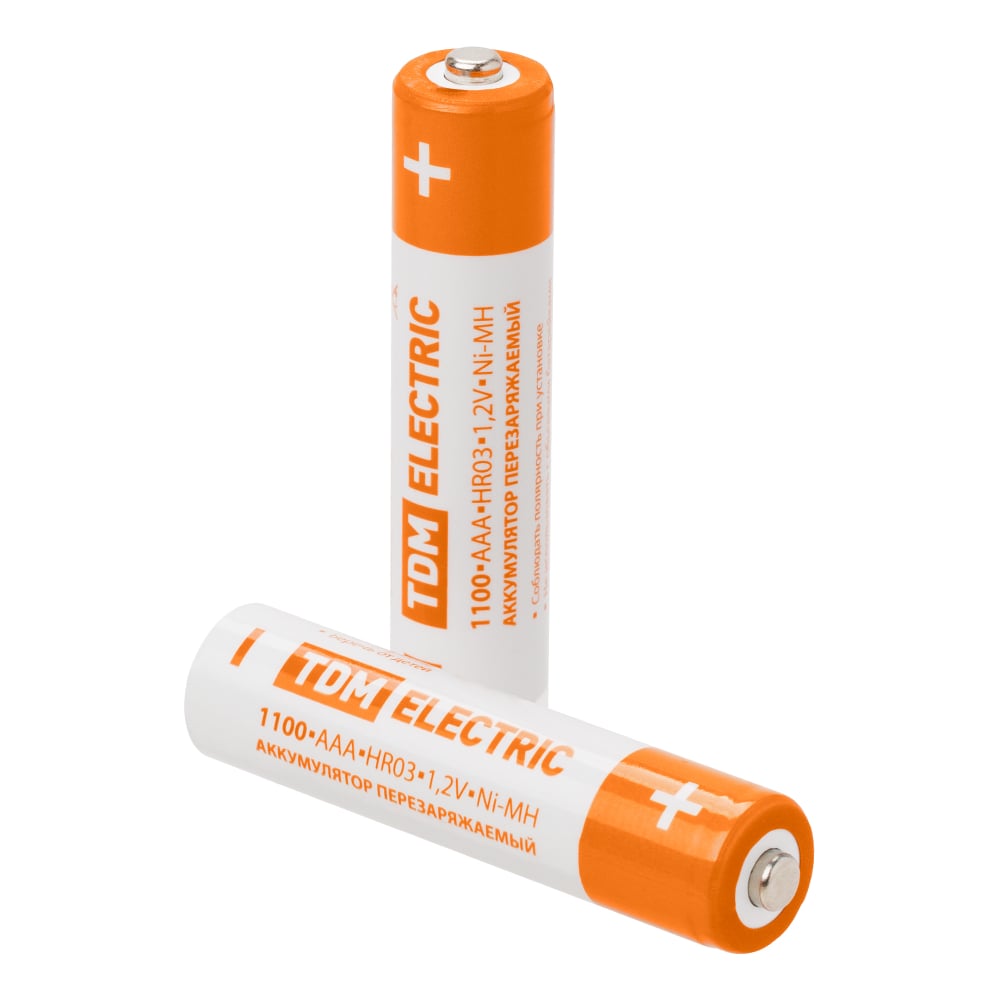 Изображение товара Аккумулятор TDM ELECTRIC AAA-1100 mAh Ni-MH BP-2 SQ1702-0076