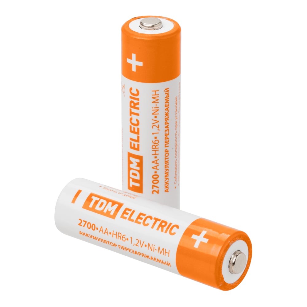 Изображение товара Аккумулятор TDM ELECTRIC AA-2700 mAh Ni-MH BP-2 SQ1702-0072