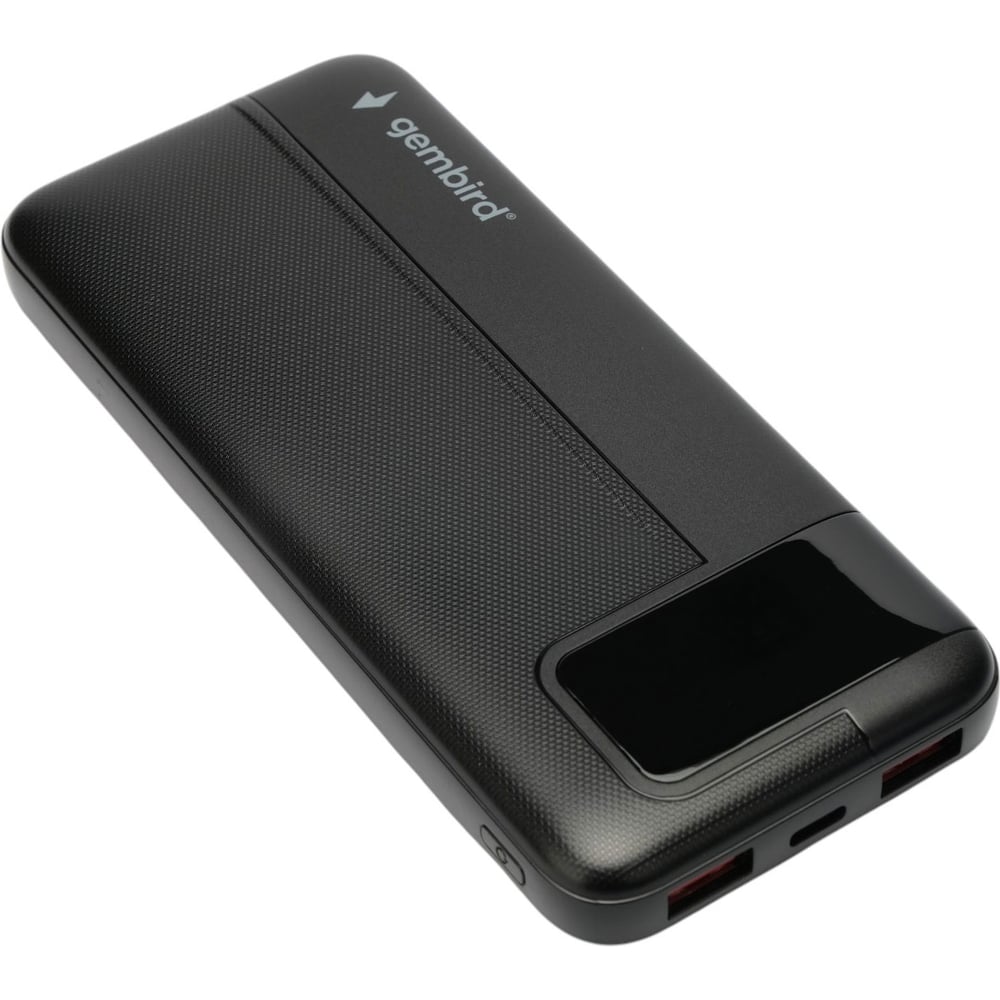 Изображение товара Портативный аккумулятор Gembird 10000мАч с QC/PD и дисплеем