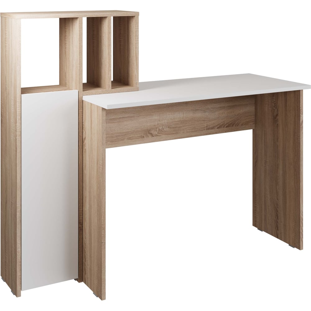 Изображение товара Письменный стол Атмосфера ЛАЙТ Дуб сонома Белый современный дизайн