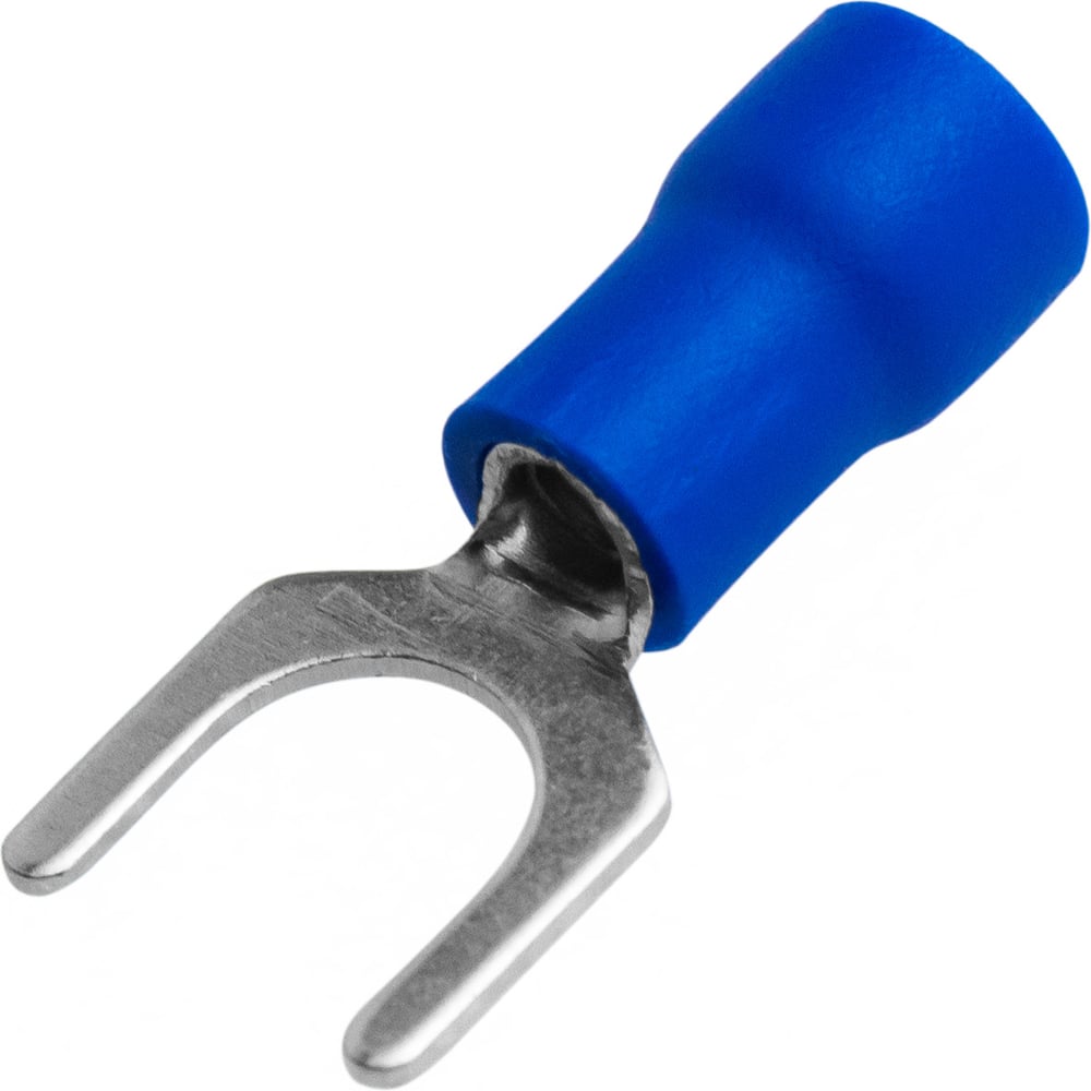 Изображение товара Наконечник кабельный вилочный изолированный Vell НВИ 2,5-6, 100 шт {VLnvi-2.5-6} 1379569