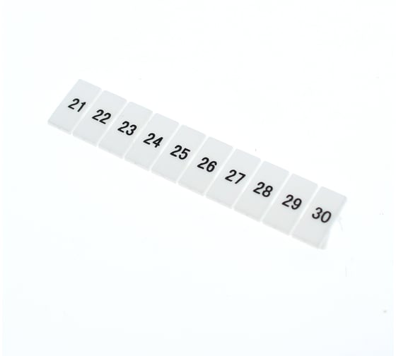 Изображение товара Маркировка для клемм WKDQ JUK (21-30), 100 шт 18918