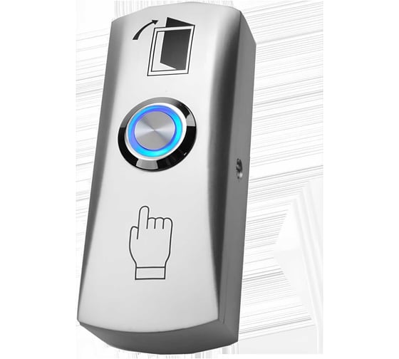 Изображение товара Кнопка выхода Falcon Eye FE-EXIT LED накладная, металлическая, с подсветкой 00-00340977