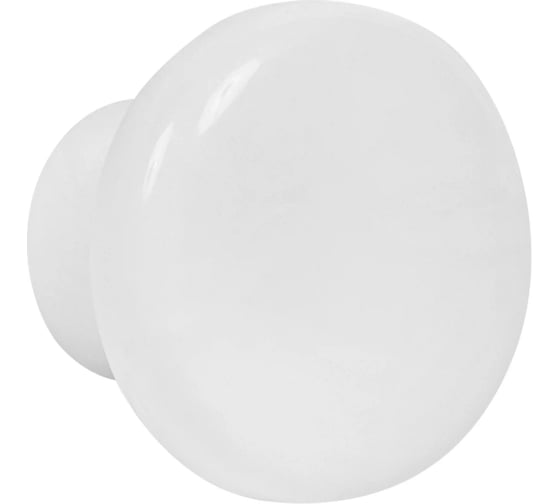 Изображение товара Ручка-кнопка Стройбат пласт. №1 31x23, белый 30 шт, 340640