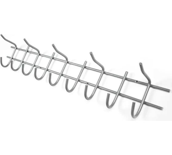 Изображение товара Настенная вешалка Трибатрон НВ-9 алюминиевый металлик 87882