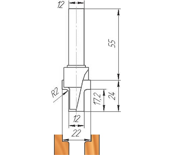 Изображение товара Фреза ФК 0432 МебельДрев 4627198885439