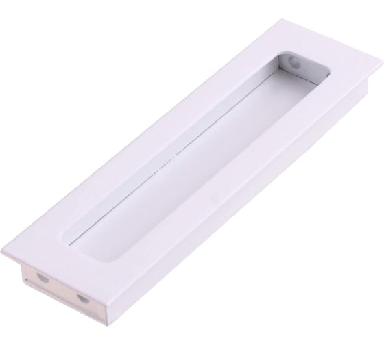 Изображение товара Ручка врезная Стройбат 128 алюм. (белый 5 шт) 598600