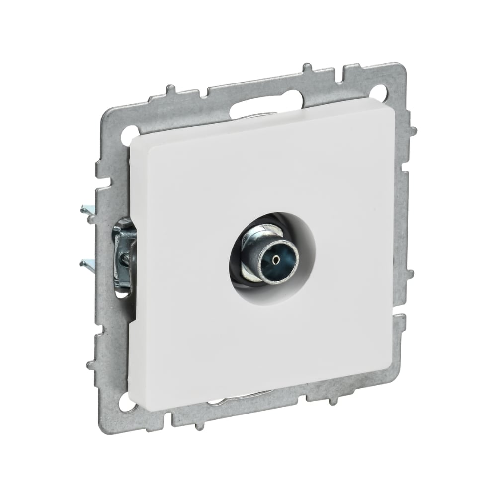 Изображение товара Розетка IEK BRITE TV оконечная РТВ11-0-БрАБ арктический белый BR-A10-O-K91