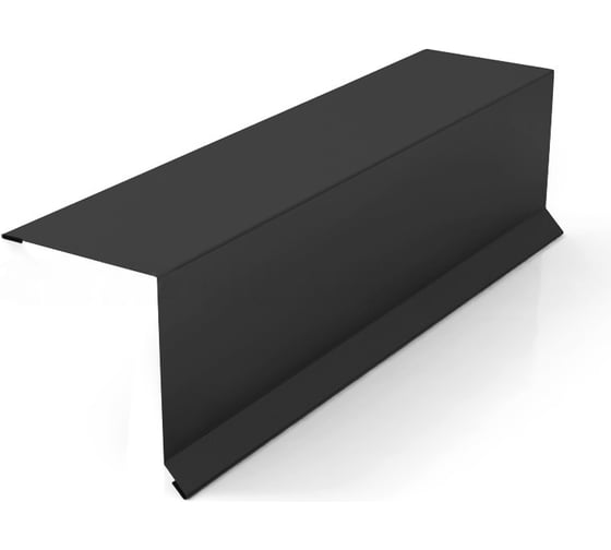 Изображение товара Планка торцевая МЕТАЛЛИК и КО 95x120x2000; Оц 0.40 (RAL 7024) в пленке О0000055592