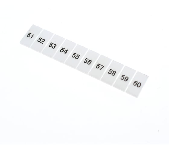 Изображение товара Маркировка для клемм WKDQ JUK (51-60), 100 шт 18924