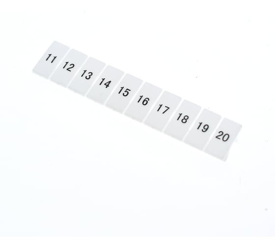 Изображение товара Маркировка для клемм WKDQ JUK (1-10), 100 шт 18722