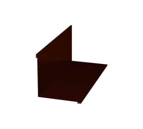 Изображение товара Планка угла внутреннего МЕТАЛЛИК и КО 115x115x2000; Оц 0.40 (RAL 8017) в пленке О0000051570