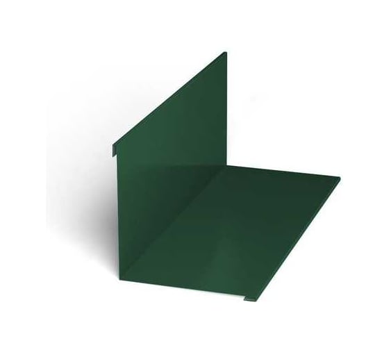 Изображение товара Планка угла внутреннего МЕТАЛЛИК и КО 115x115x2000; Оц 0.40 (RAL 6005) в пленке О0000052043