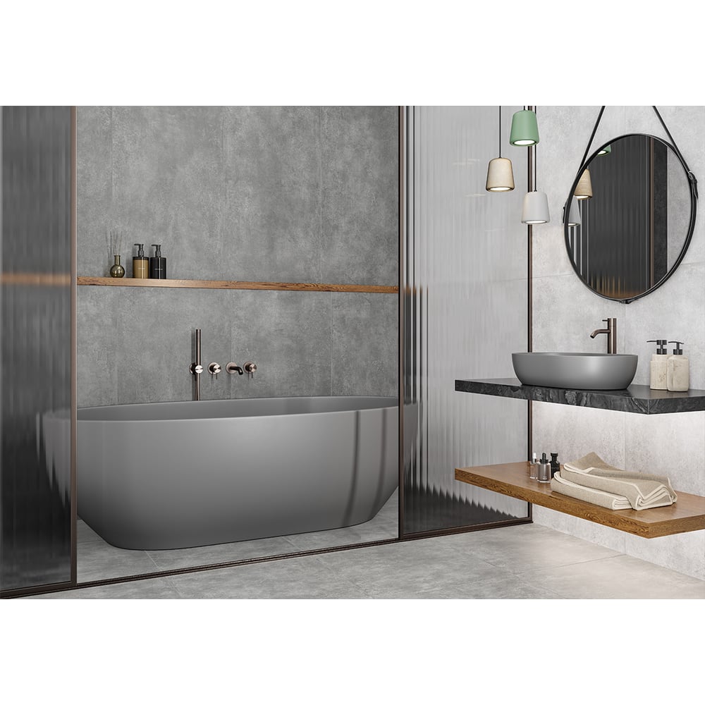 Изображение товара Керамогранит матовый Alma Ceramica Totem 600х1200 графит морозостойкий