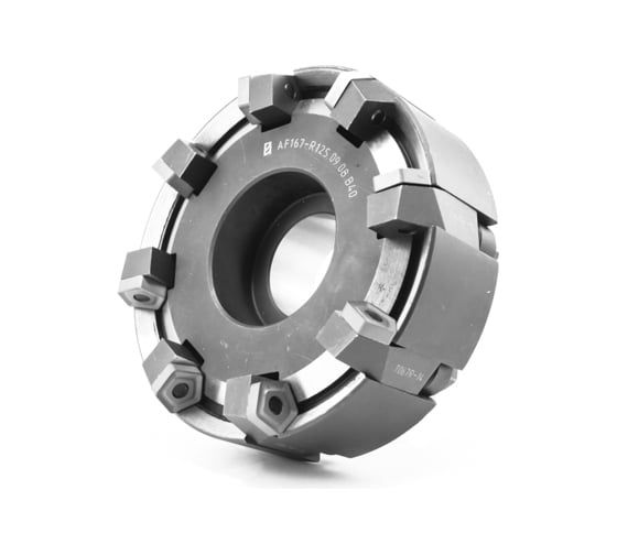 Изображение товара Фреза торцовая 125 с механическим креплением 5гр пл-н PN.. 110408 Z=8 dпос=40мм Русский Инструмент AF167-R125.09.08.B40 (2214-0273) ГОСТ 26595-85 ri.298.9