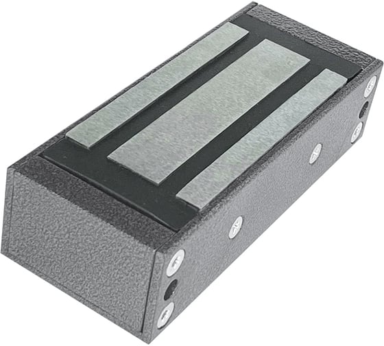 Изображение товара Замок электромагнитный Tantos TS-ML300-RU1 серебряный антик, 300 кг, 12В/330мА пост.тока, встроенная цепь размагничивания, крепежный уголок 00-00245668