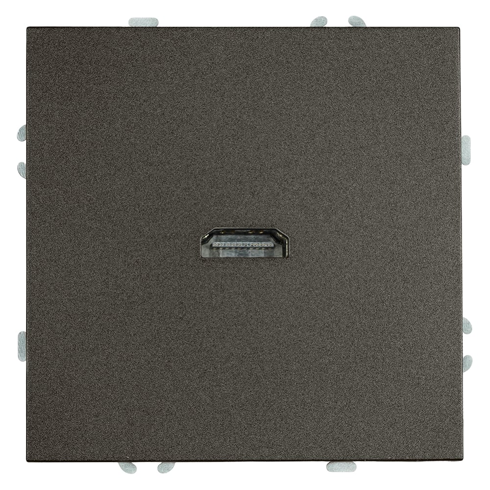 Изображение товара Розетка STEKKER Эмили HDMI 2.0 Type A, механизм, RST00-5118-09, антрацит, soft touch 50168