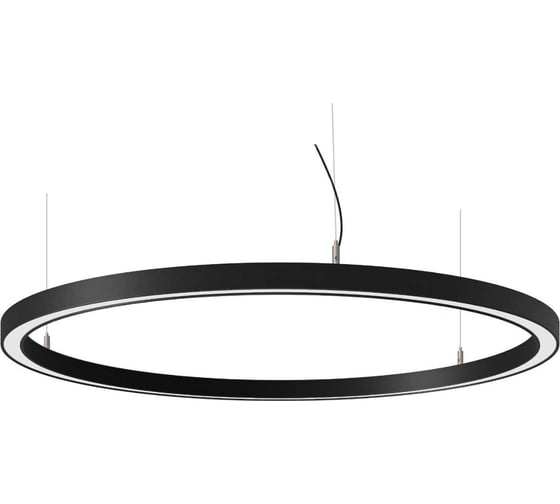 Изображение товара Светильник кольцо светодиодное ВСЕСВЕТОДИОДЫ Ring 70Вт, D1200 мм, высота 35 мм, 4000К, черный, подвесной, IP40 vs-ds-Ring-D1200x35-70w-4k-b-p