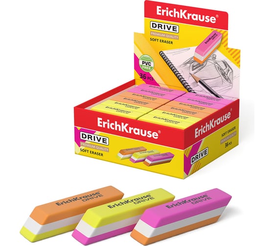 Изображение товара Ластик ErichKrause Drive 35779