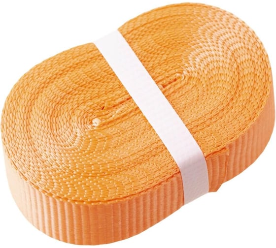 Изображение товара Лента полиэстеровая стяжная Стройбат 25мм, 5м, 1т, 5 шт 569670