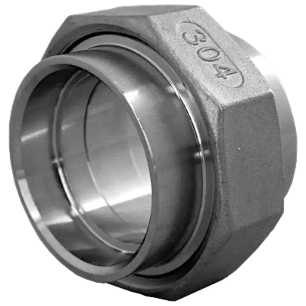 Американка NEWKEY c/c нержавеющая сталь AISI304 DN40 (1_1/2), (CF8), PTFE, PN16 NK-AW/W40/4