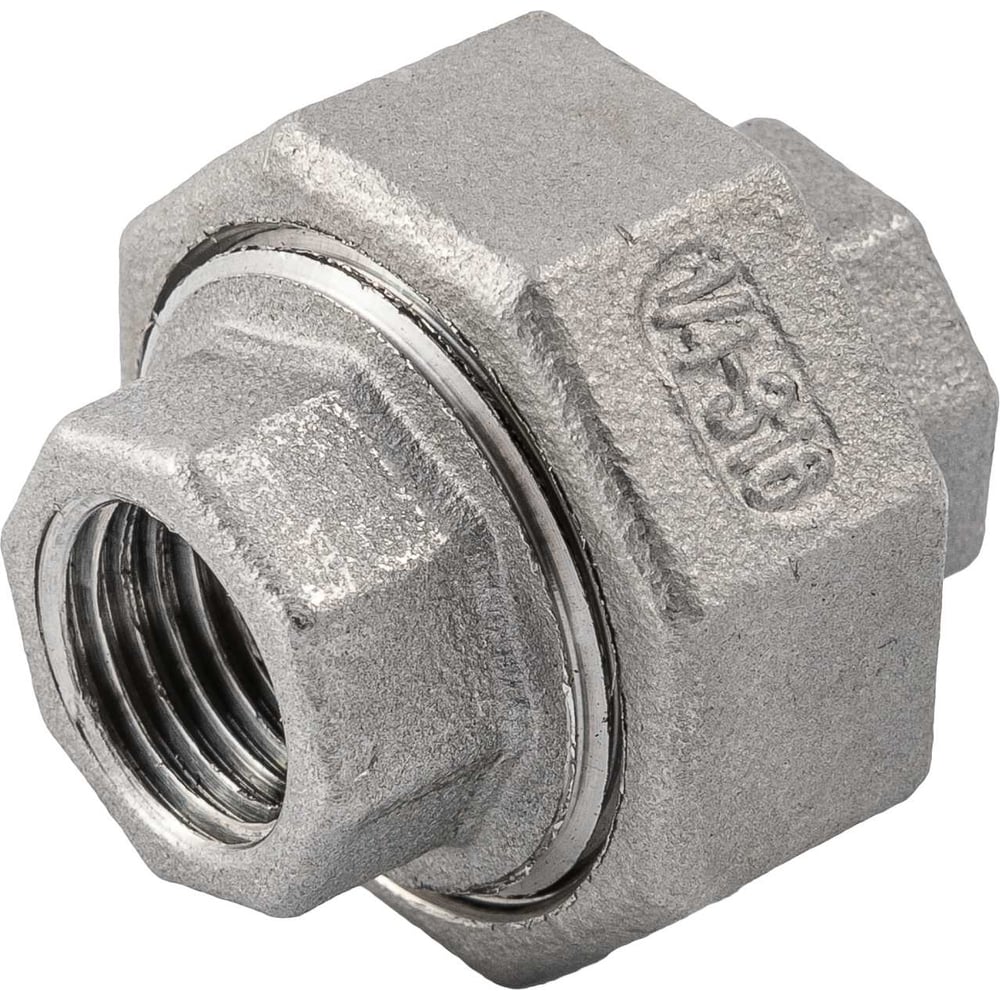 Американка NEWKEY вр/вр нержавеющая, AISI316 DN 8 (1/4), (CF8M), PTFE, PN16 NK-ADD8/6