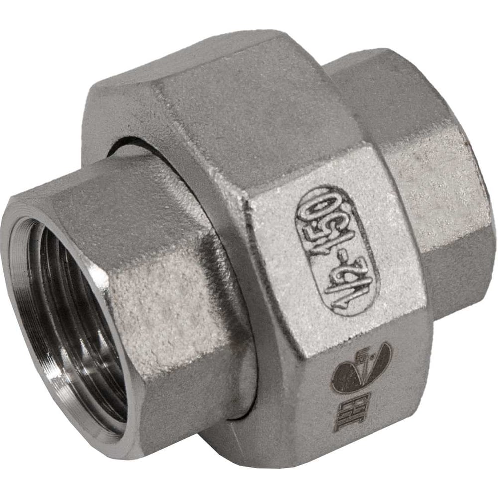Американка NEWKEY вр/вр нержавеющая, AISI316 DN15 (1/2), (CF8М), PTFE, PN16 NK-ADD15/6