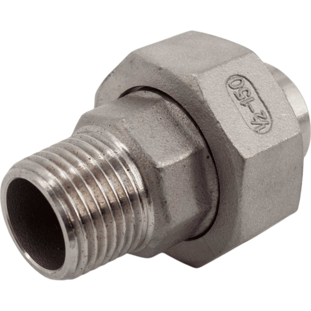 Изображение товара [Фитинг] NEWKEY Американка CF8 DN15 1/2M с PTFE уплотнителем
