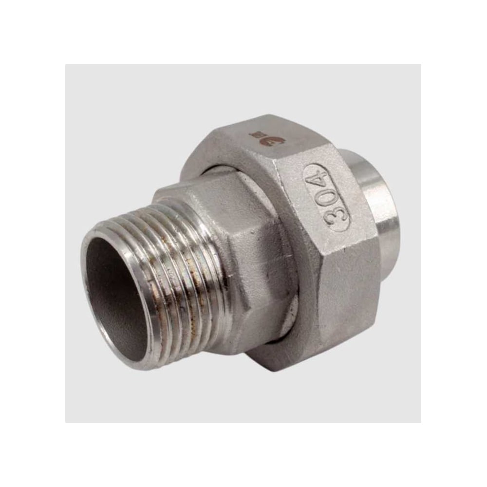 Изображение товара Американка NEWKEY DN 100 из нержавеющей стали AISI304 PN16 4M наружная резьба