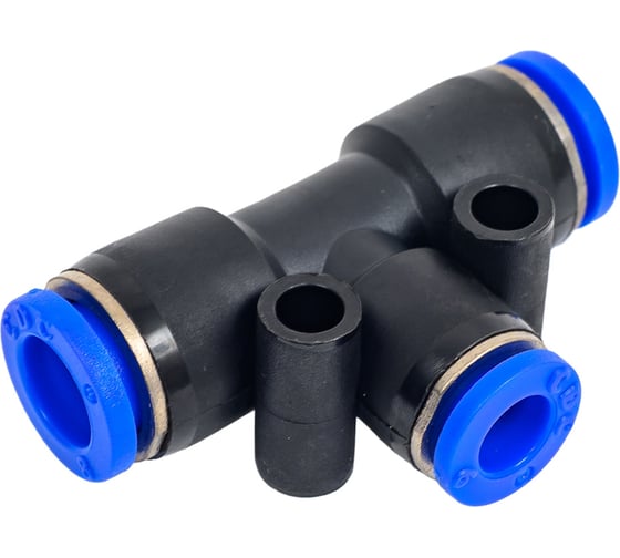 Изображение товара Фитинг Т-образный пластиковый 8 мм на 6 мм CDC Pneumatics PGT 0806N