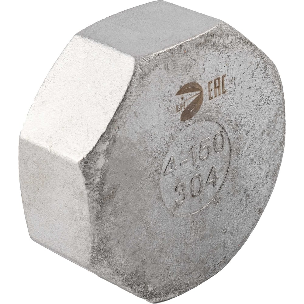 Изображение товара Заглушка NEWKEY В/Р 6-ти гранная нержавеющая сталь AISI304 DN 100 (4), (CF8), PN16 NK-DTP100/4