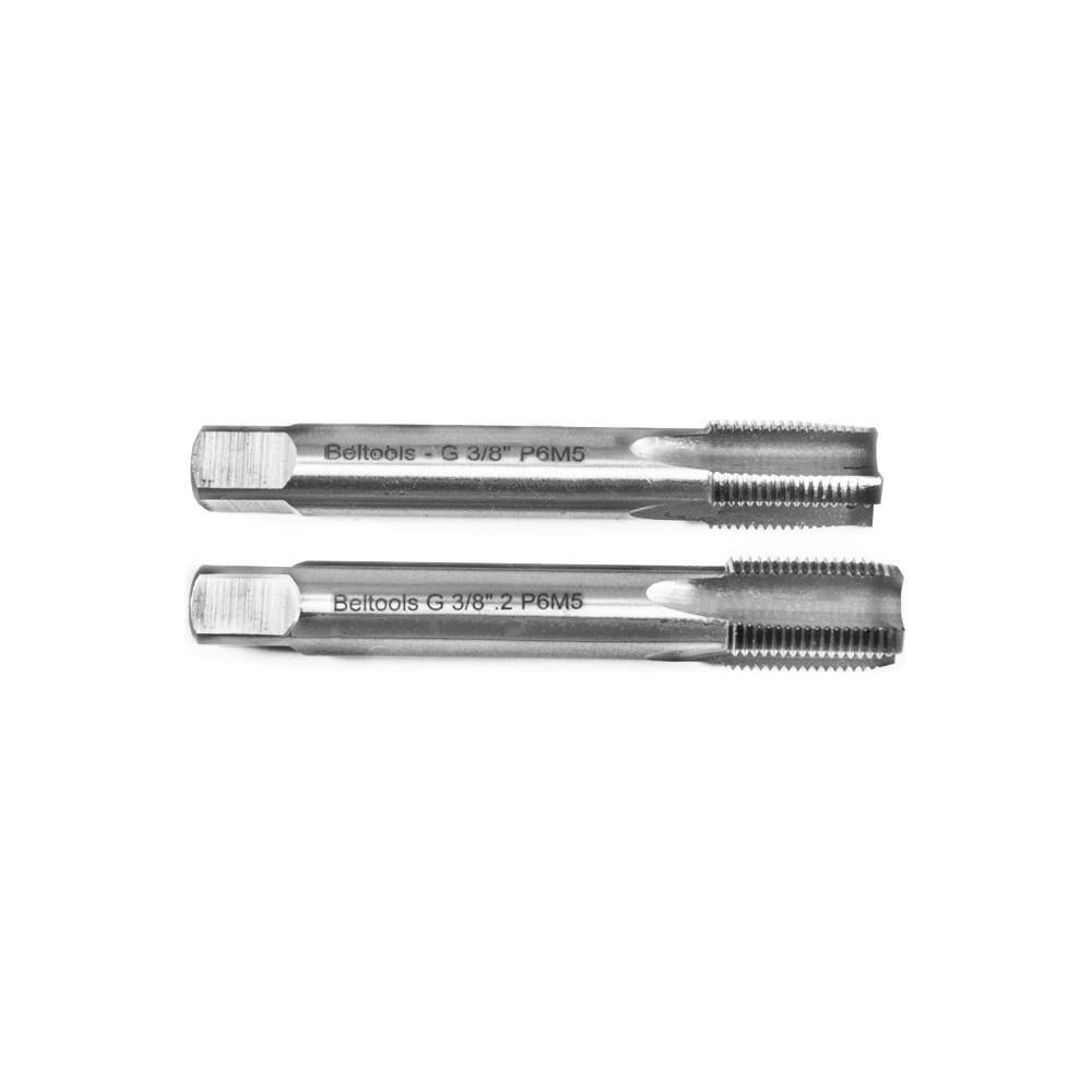 Изображение товара Метчик трубный Beltools G3/8'' 2шт Р6М5 ГОСТ 3266-81