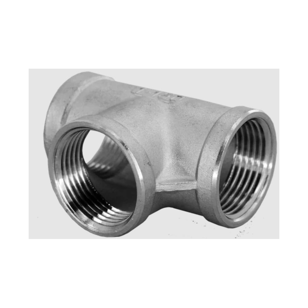 Изображение товара Тройник NEWKEY внутренная резьба нержавеющая сталь DN 100 PN16