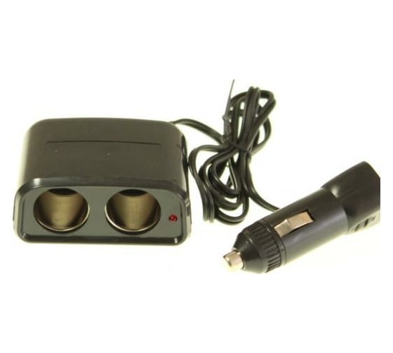 Изображение товара Разветвитель прикуривателя Nord-Yada 2 гнезда, провод 95 см с индикат. средний в блистере 902938